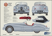 Jaguar XK140 Roadster (disc wheels) 1954-57